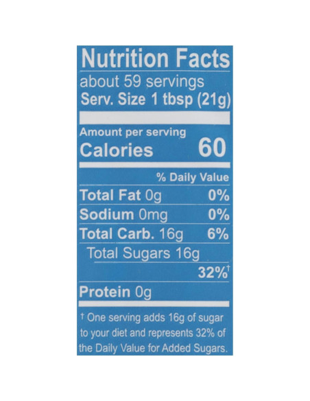 Jarabe de Agave Azul Orgánico Wholesome 1240g - Bajo IG