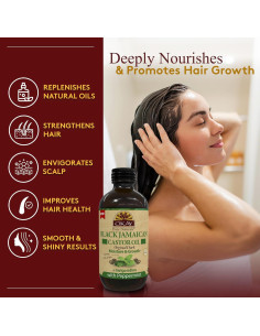 Aceite de Ricino Negro Jamaicano OKAY 113.4 g - Hidratante Cabello y Piel 2