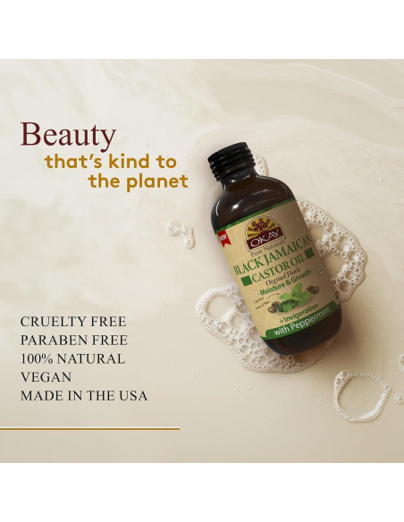 Aceite de Ricino Negro Jamaicano OKAY 113.4 g - Hidratante Cabello y Piel Aceite de Ricino Negro Jamaicano OKAY 113.4 g - Hidratante Cabello y Piel