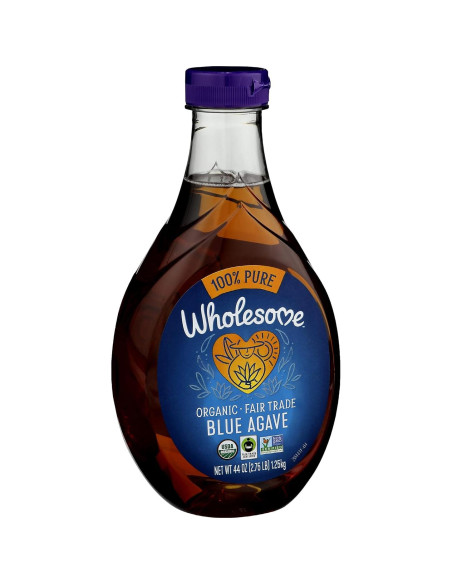 Jarabe de Agave Azul Orgánico Wholesome 1240g - Bajo IG