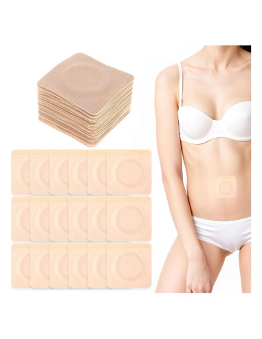 50 Parches de Aceite de Ricino Autoadhesivos 8x8cm CIATBYYJ