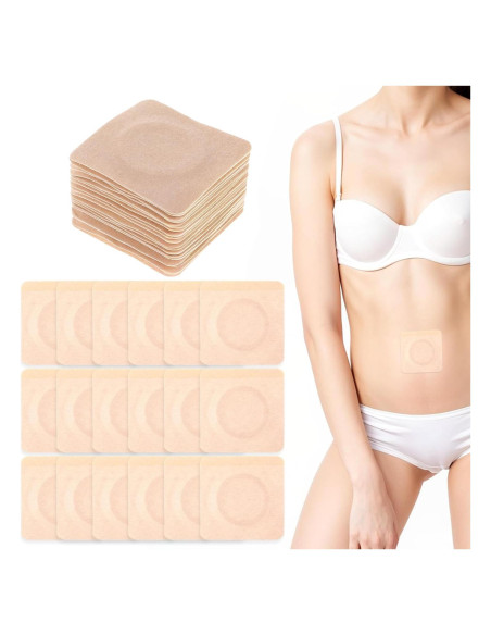 50 Parches de Aceite de Ricino Autoadhesivos 8x8cm CIATBYYJ