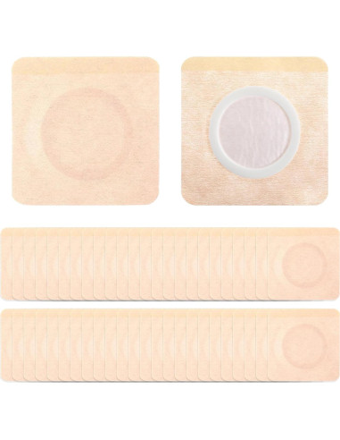 50 Parches de Aceite de Ricino Autoadhesivos 8x8cm CIATBYYJ