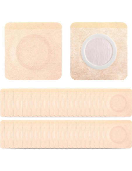 50 Parches de Aceite de Ricino Autoadhesivos 8x8cm CIATBYYJ