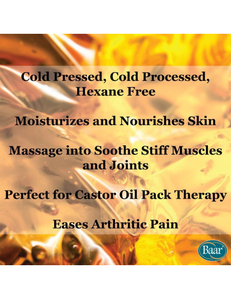 Aceite de Ricino Roll-On Productos Baar 85 ml Nutritivo