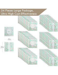54 Parches de Aceite de Ricino Orgánico MAIBAO - Sin Lavado, Impermeables 2