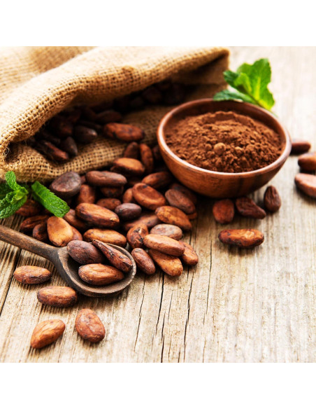 Frijoles de Cacao Crudo Orgánico Yupik 1 kg Vegano Sin Gluten