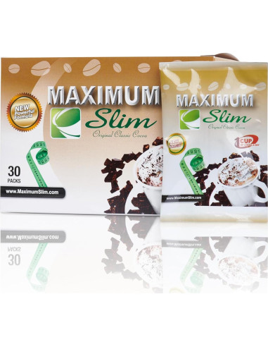Cacao Instantáneo Premium Maximum Slim 30 Sobres 4 en 1