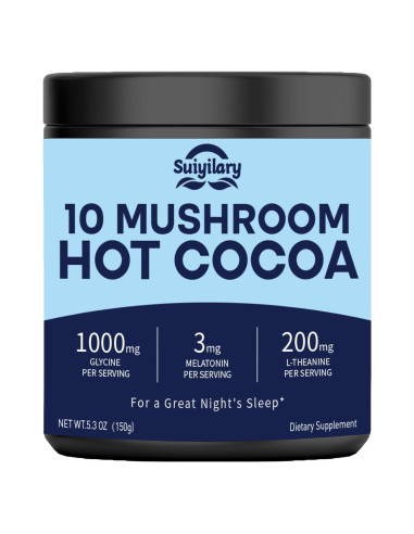 Cacao Caliente de Champiñones Suiyilary 15 Porciones Sin Azúcar