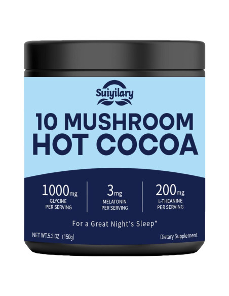 Cacao Caliente de Champiñones Suiyilary 15 Porciones Sin Azúcar