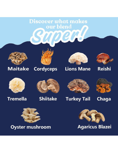 Cacao Caliente de Champiñones Suiyilary 15 Porciones Sin Azúcar