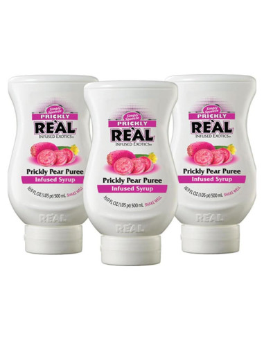 Jarabe Infundido de Pera Espinosa Reál - 3 Botellas de 500 ml