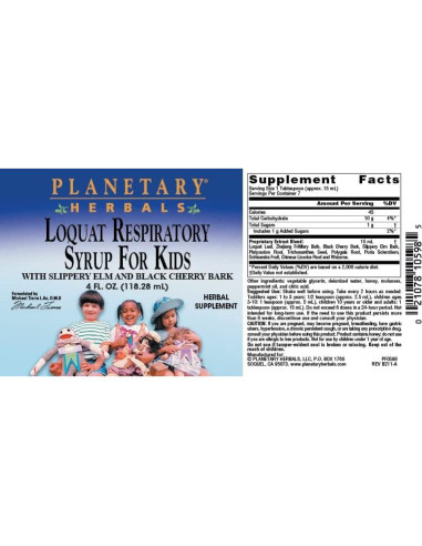 Jarabe Respiratorio para Niños Planetary Herbals 118 ml