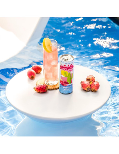 Agua de Cactus Higo Chumbo Pricklee - 144 Onzas - Natural