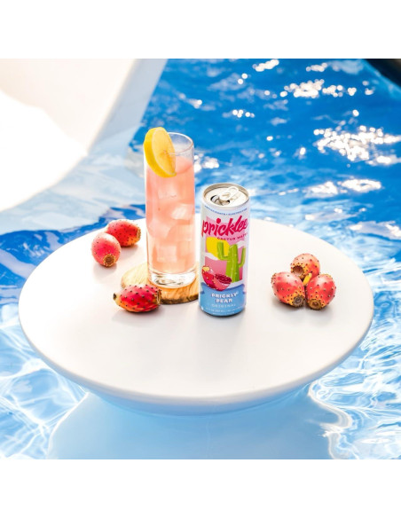 Agua de Cactus Higo Chumbo Pricklee - 144 Onzas - Natural