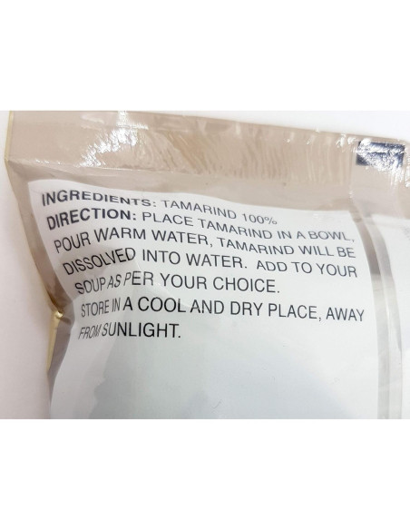 Bloque de pulpa de tamarindo húmedo Cock 907g sin semillas