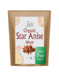 Anís Estrellado Orgánico Jiva 198 g - Especia Pura de India