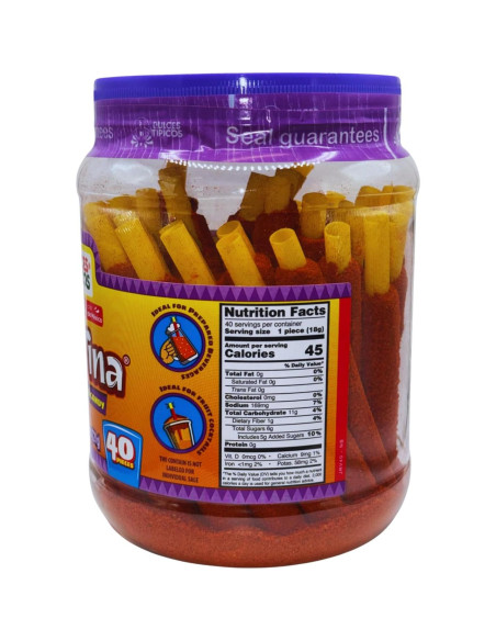Jabalina Dulce Tamarindo Picosito - 40 Piezas - 0.45 kg