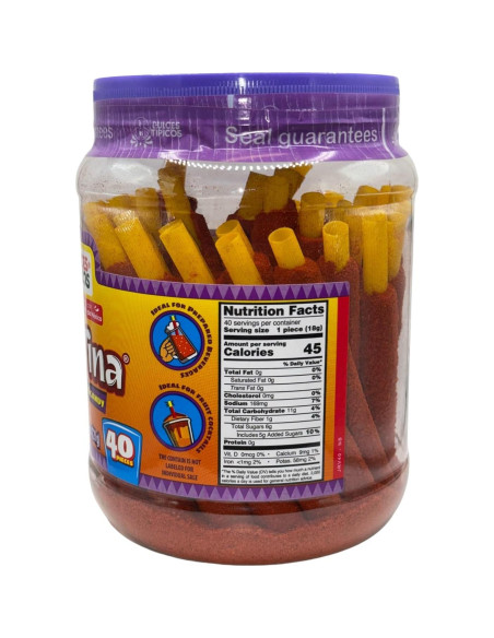 Jabalina Dulce Tamarindo Picosito - 40 Piezas - 0.45 kg