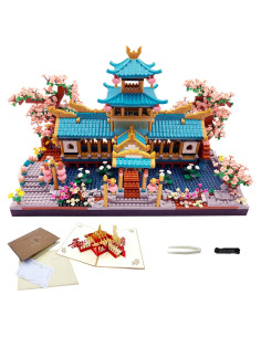 Juego de Bloques de Construcción Alizdd Jardín Chino 2350 Piezas