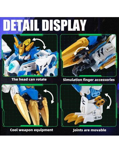 Bloques de Construcción Mech NEW JIAQI Tigre Blanco 515 Piezas