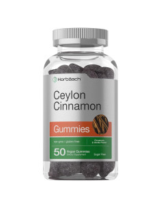 Gominolas Veganas de Canela de Ceylán Horbach 2000mg 50 Unidades