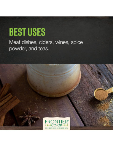 Anís Estrella Orgánico Entero Frontier Co-op 453g - Vainas Secas