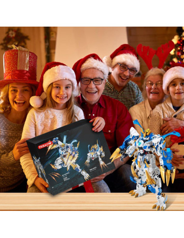 Bloques de Construcción Mech NEW JIAQI Tigre Blanco 515 Piezas