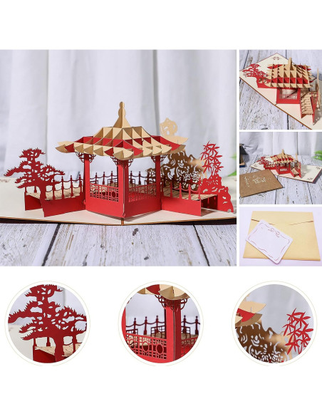 Juego de Bloques de Construcción Alizdd Jardín Chino 2350 Piezas