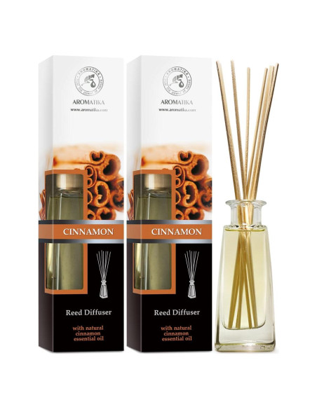 Difusor de caña de canela AROMATIKA 200ml - Ambientador aromático Difusor de caña de canela AROMATIKA 200ml - Ambientador aromático