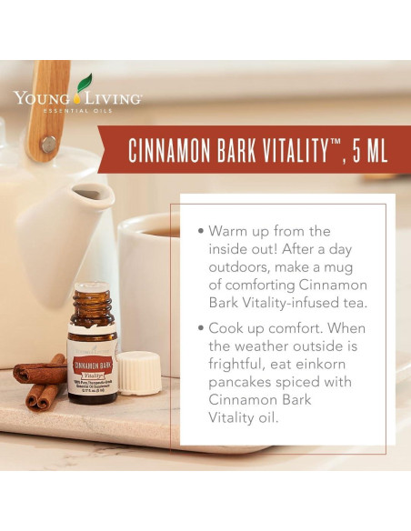 Aceite Esencial Corteza de Canela Vitalidad Young Living 5ml