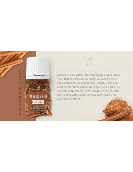 Aceite Esencial Corteza de Canela Vitalidad Young Living 5ml