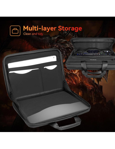 Smatree Bolsa Dura 14" para Laptop Gaming Negro A460