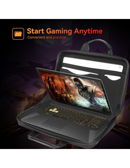 Smatree Bolsa Dura 14" para Laptop Gaming Negro A460