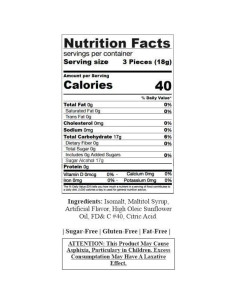 Dulces Duros Sin Azúcar de Canela SweetGourmet 0.91kg 2