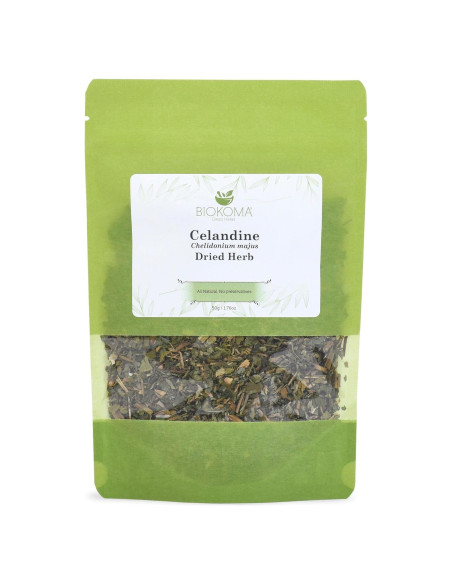 Celandina Hierba Seca Biokoma 50g Antioxidante para Verrugas