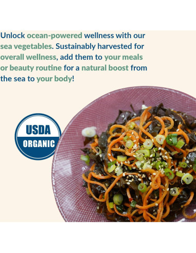 Dulse Hoja Entera Orgánica Maine Coast 56g - Alga Nutritiva