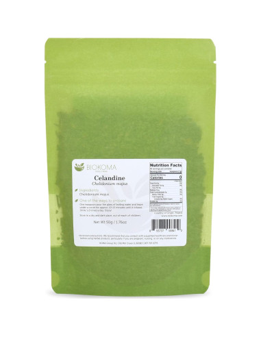 Celandina Hierba Seca Biokoma 50g Antioxidante para Verrugas