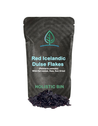 Copos de Alga Dulse Orgánica Holistic Bin 50g - Sazonador Umami