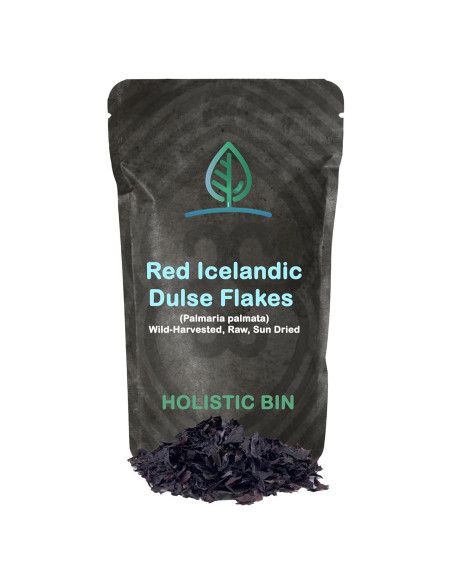 Copos de Alga Dulse Orgánica Holistic Bin 50g - Sazonador Umami