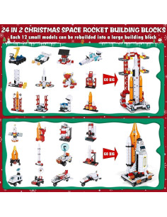 Calendario Adviento Espacial Asoulin 2024 - 24 Días de Juguetes 2