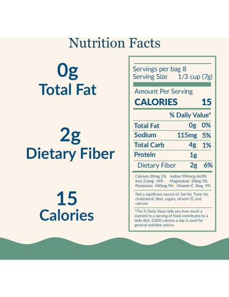 Dulse Hoja Entera Orgánica Maine Coast 56 g - Alga Nutritiva