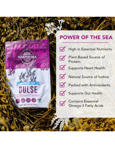 Alga Marina Dulse Vitaminsea 113.4 g - Rica en Nutrientes