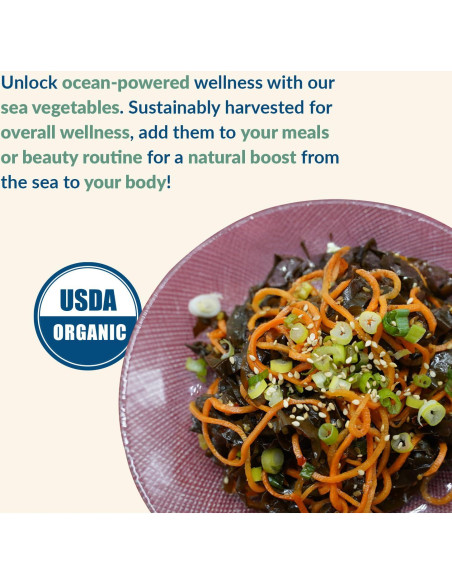 Dulse Hoja Entera Orgánica Maine Coast 56 g - Alga Nutritiva
