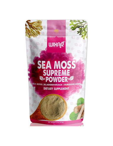 Polvo de Musgo Marino Wixar Naturals 227g - Algas Fucus y Bardana