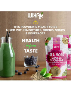 Polvo de Musgo Marino Wixar Naturals 227g - Algas Fucus y Bardana 2