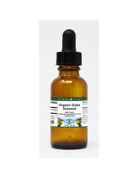 Alga Dulse Orgánica TerraVita - Glicerita Líquida Menta 59 ml
