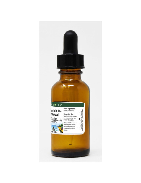 Alga Dulse Orgánica TerraVita - Glicerita Líquida Menta 59 ml