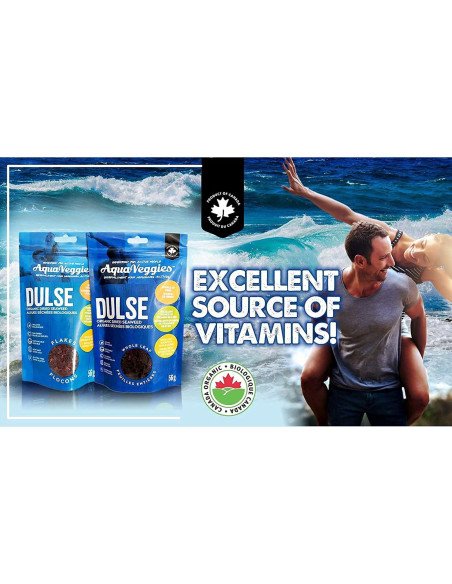 Copos de Dulse Atlántico Orgánico Aqua Veggies 227g - Alto en Nutrientes