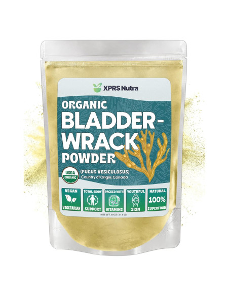 Polvo Orgánico de Algas Marinas XPRS Nutra 226.8g - Suplemento Vegano